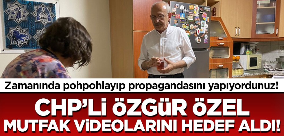 Zamanında pohpohluyordunuz! Özgür Özel'den Kılıçdaroğlu'na 'mutfak' eleştirisi...