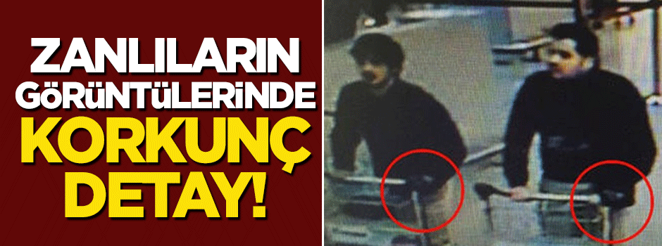 Zanlıların görüntülerinde korkunç detay!