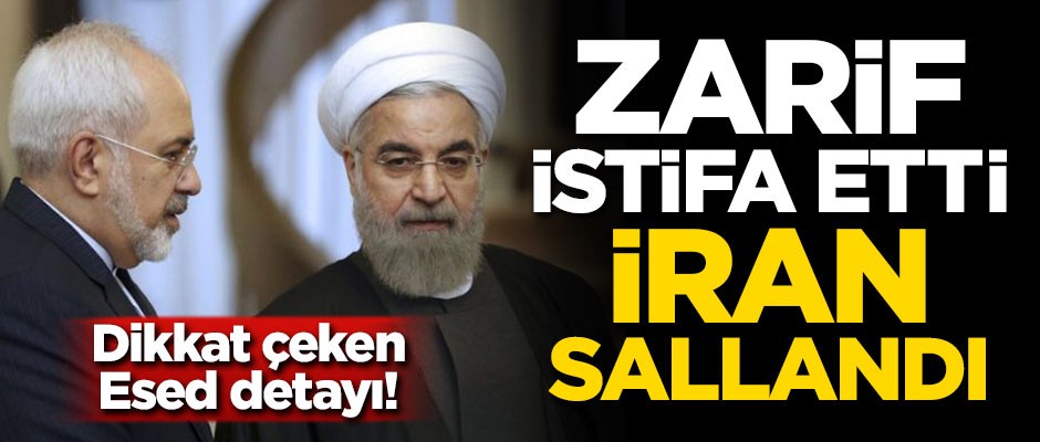 Zarif istifa etti, İran sallandı! Dikkat çeken Esed detayı