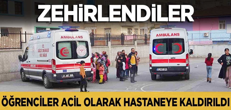 Zehirlendiler: Öğrenciler acil olarak hastaneye kaldırıldı