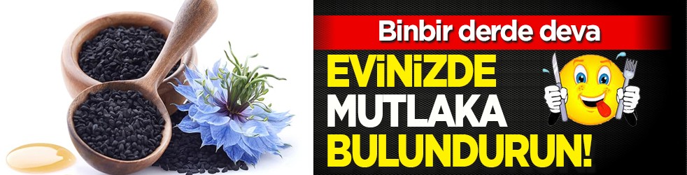 Çörek otu yemek meğer bakın neye iyi geliyormuş!