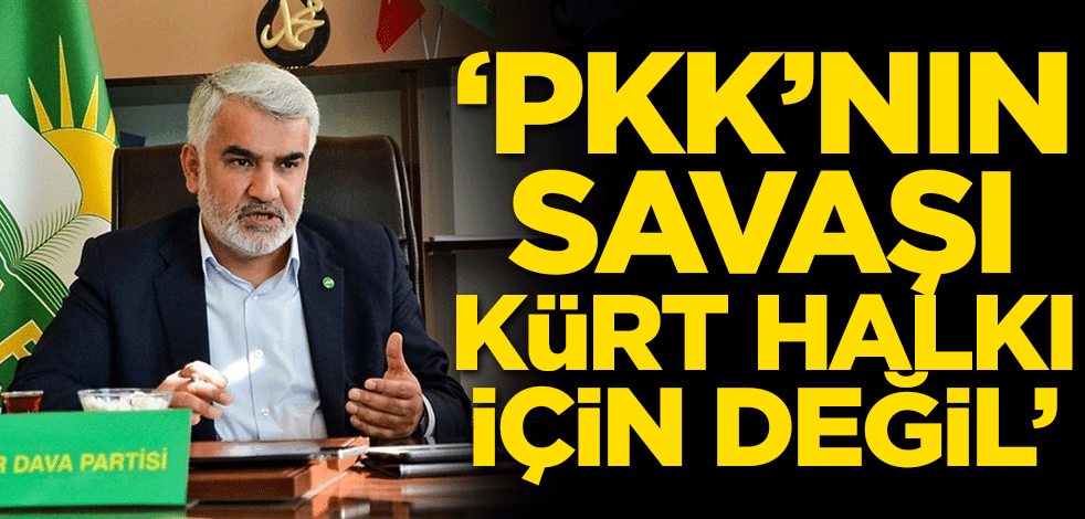 Zekeriya Yapıcıoğlu: PKK'nın savaşı Kürt halkı için değil