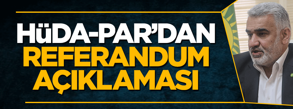 Zekeriya Yapıclıoğlu'ndan referandum açıklaması