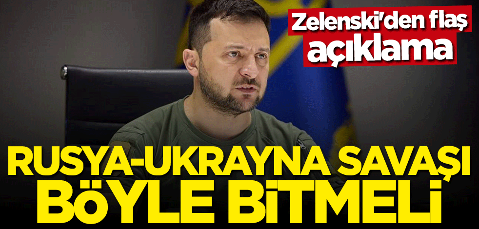 Zelenski: Ukrayna-Rusya Savaşı Kırım'ın kurtarılmasıyla bitmeli
