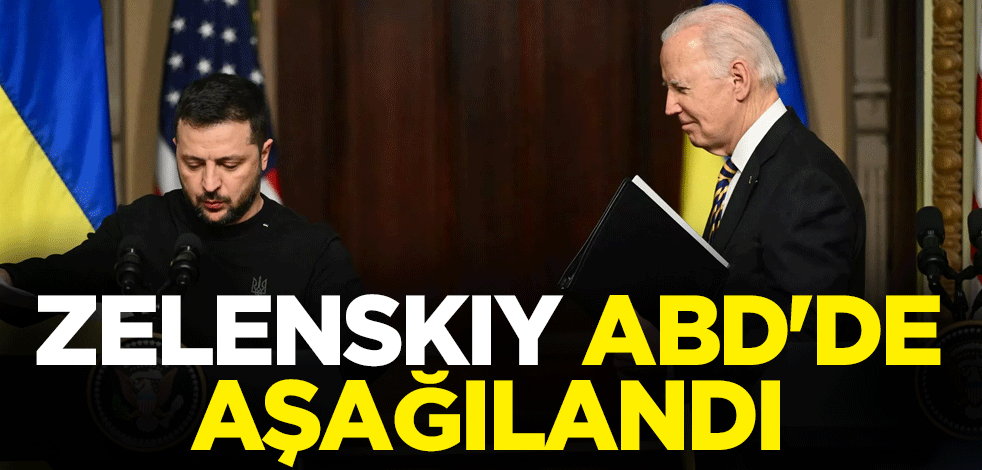 Zelenskiy ABD'de aşağılandı