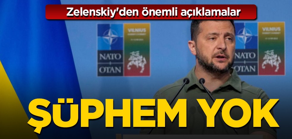 Zelenskiy, bizim AB üyesi olacağımızdan şüphem yok deyip ilan etti! Açıklaması şaşırttı