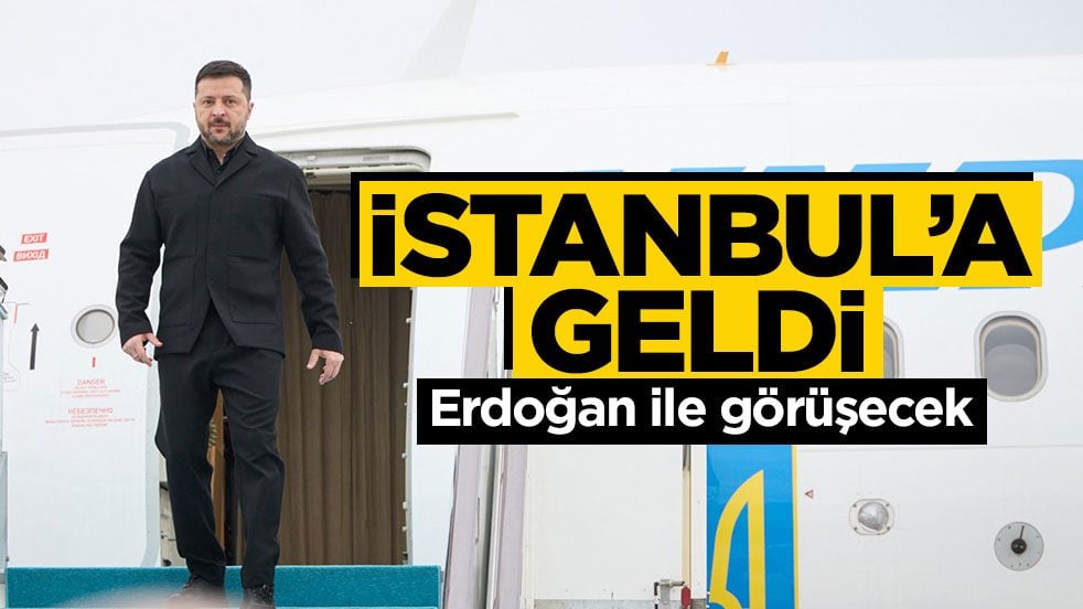 Zelenskiy İstanbul'da: Erdoğan ile görüşecek