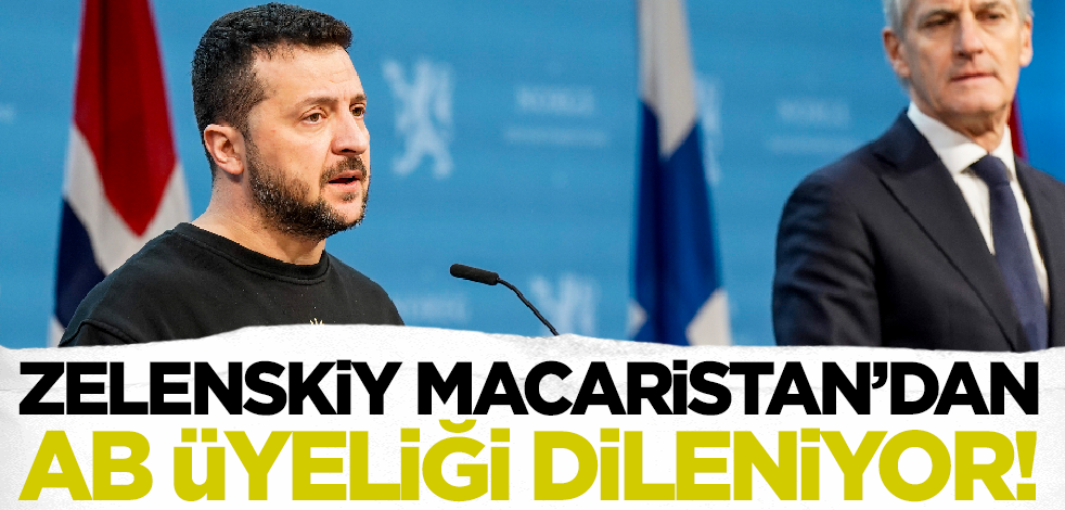 Zelenskiy Macaristan'dan AB üyeliği dileniyor