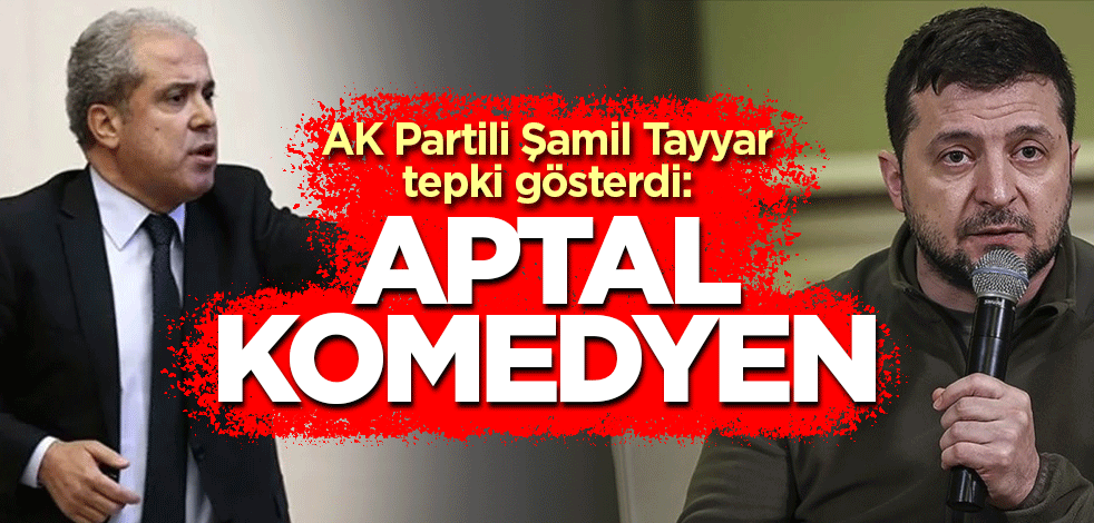 Zelenski'ye AK Partili Şamil Tayyar'dan tepki: Aptal komedyen