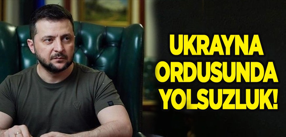 Zelensky projesini duyurdu, cevap verdi! Büyük bir sorun var: Ukrayna ordusunda yolsuzluk oldu! Yasak geliyor