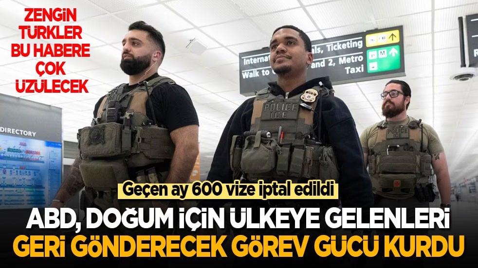 Zengin Türkler çok üzülecek! ABD’de doğum yaparak ABD vatandaşı olma dönemi bitiyor: Dışişleri Bakanlığı ‘doğum turizmi’ni bitirmek için görev gücü kurdu