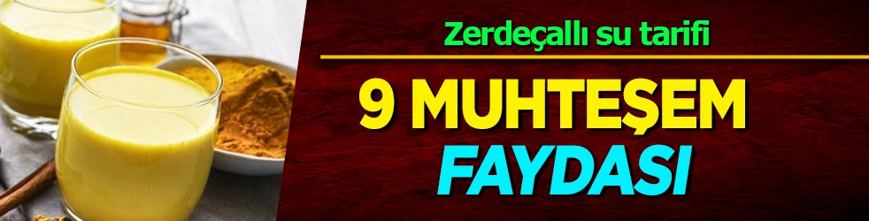 Zerdeçallı su tarifi: Zerdeçal suyu içmenin 9 muhteşem faydası