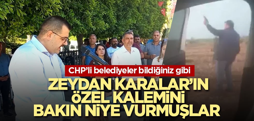 Zeydan Karalar’ın Özel Kalemini bakın niye vurmuşlar