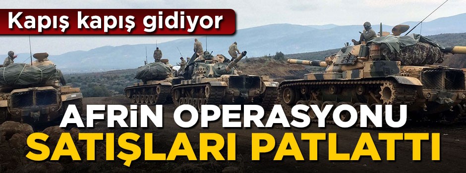 Zeytin Dalı Harekatı 'yün' satışlarını patlattı