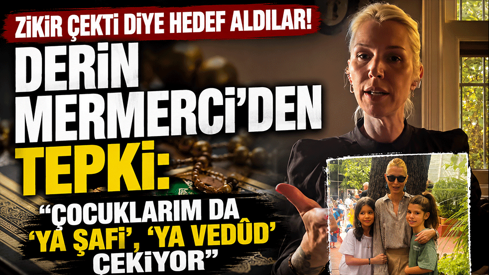 Zikir çekti diye hedef aldılar! Derin Mermerci'den tepki: 