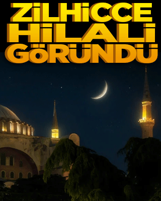 Zilhicce hilali görüldü