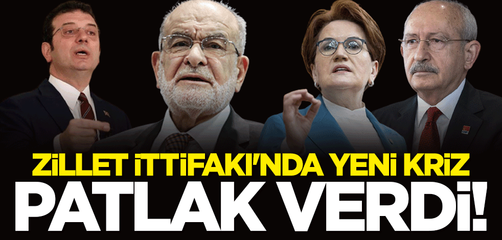 Zillet İttifakı'nda yeni kriz patlak verdi