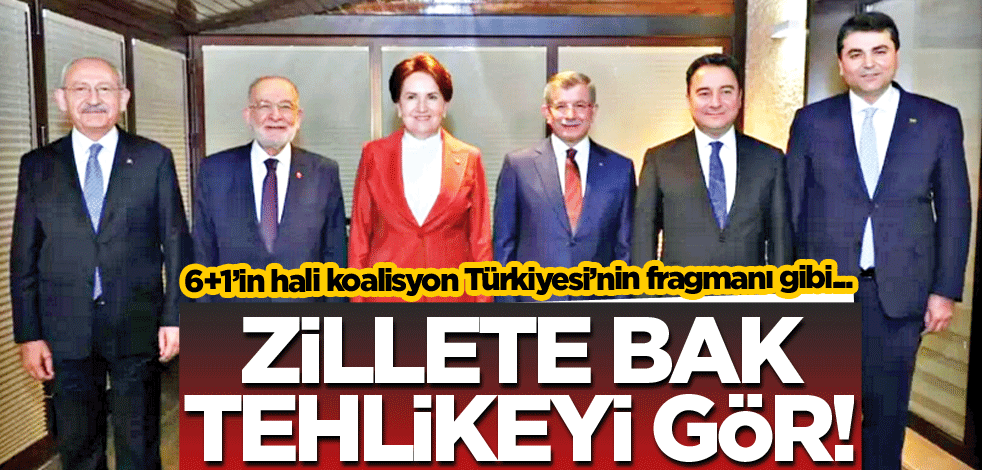 Zillete bak tehlikeyi gör!