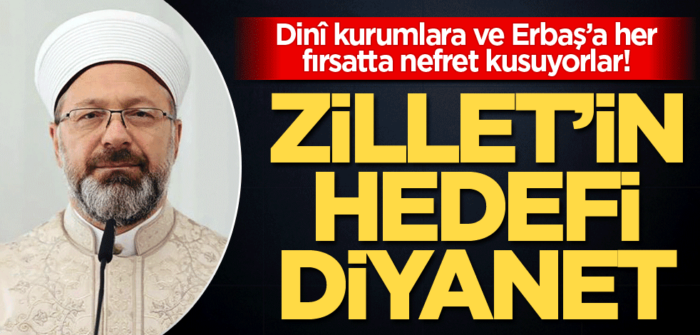 Zilletin hedefi Diyanet