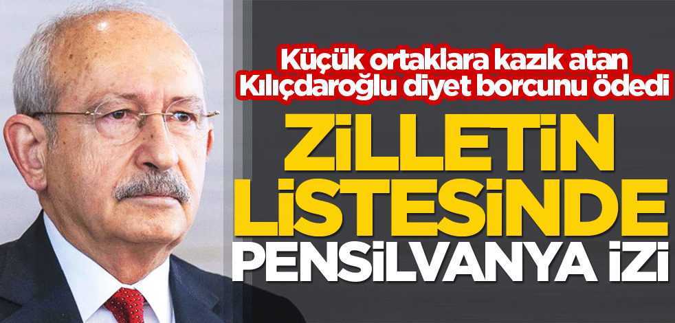 Zilletin listesinde Pensilvanya izi