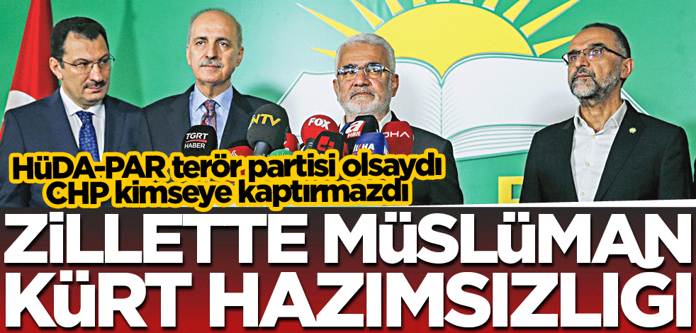 Zillette Müslüman kürt hazımsızlığı