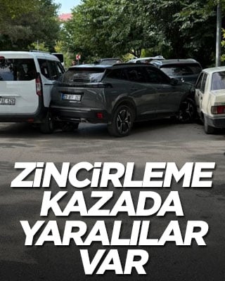 Zincirleme kazada yaralılar var