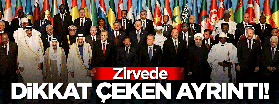 Zirvede dikkat çeken ayrıntı!