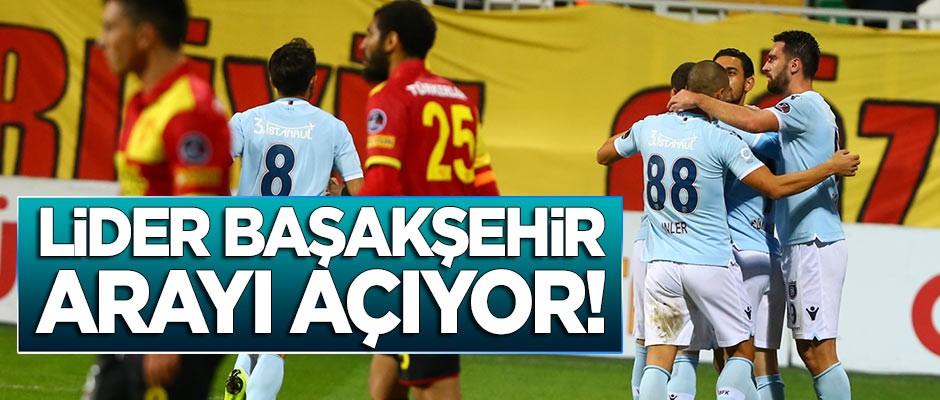 Zirvenin sahibi Başakşehir, Göztepe'yi 2-0 ile mağlup etti!