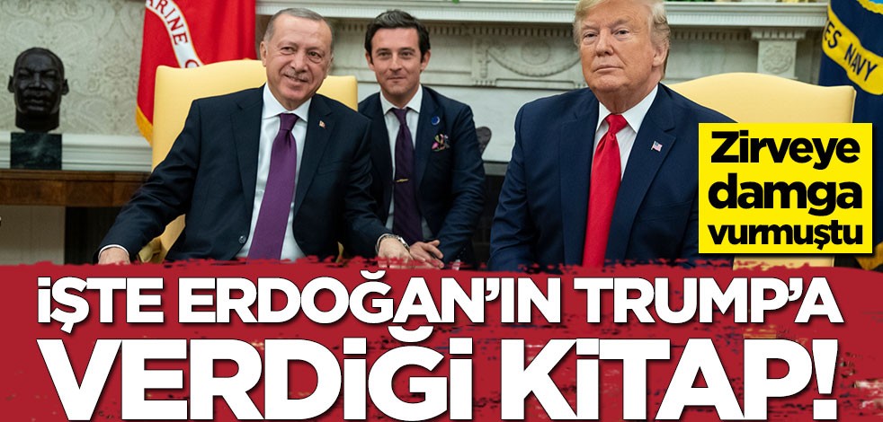 Zirveye damga vurmuştu! İşte Erdoğan'ın Trump'a verdiği kitap