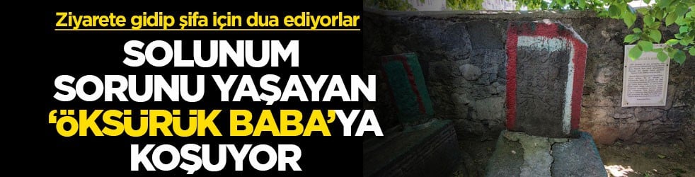 Ziyarete gidip şifa için dua ediyorlar! Solunum sorunu yaşayan ‘Öksürük Baba’ya koşuyor