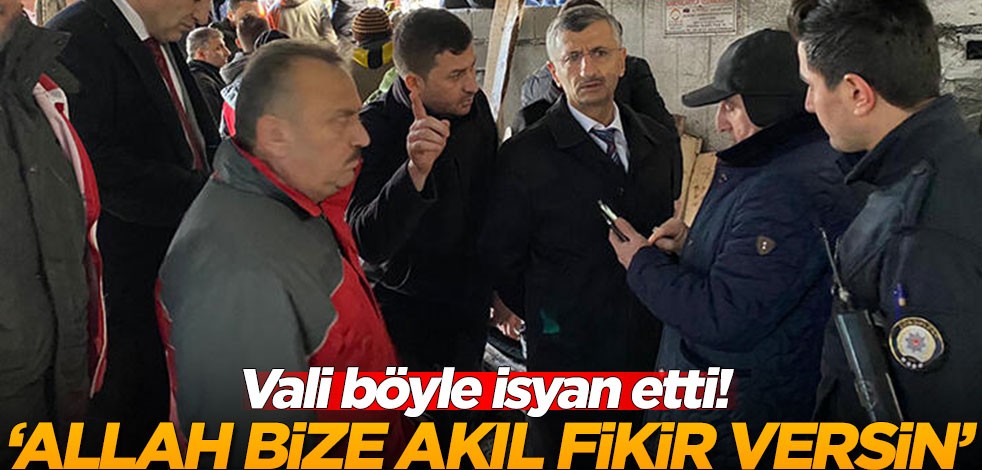 Zonguldak Valisi Erdoğan Bektaş böyle isyan etti! 'Allah bize akıl fikir versin'