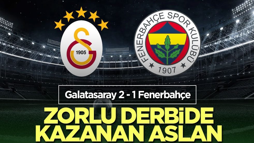Zorlu derbide kazanan Aslan