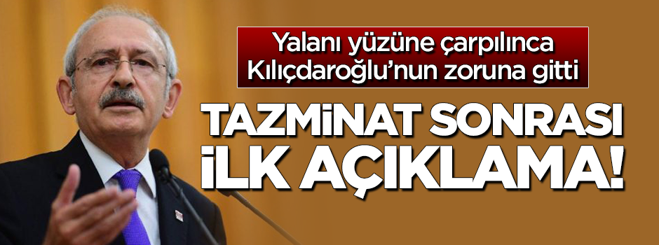 Zoruna gitti... Kılıçdaroğlu 'tazminat' sonrası konuştu!