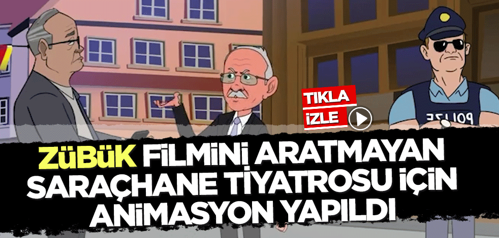 Zübük filmini aratmayan Saraçhane tiyatrosu için animasyon yapıldı