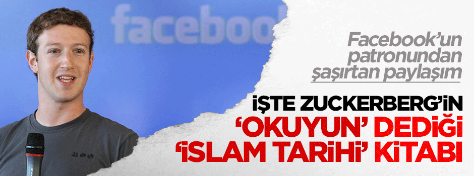 Zuckerberg, Mukaddime kitabını tavsiye etti