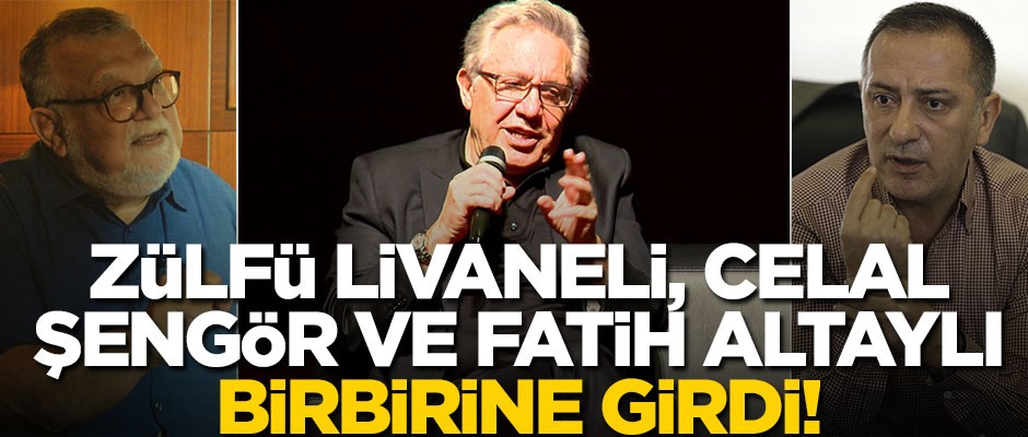 Zülfü Livaneli, Celal Şengör ve Fatih Altaylı birbirine girdi! "Toplattır onu"