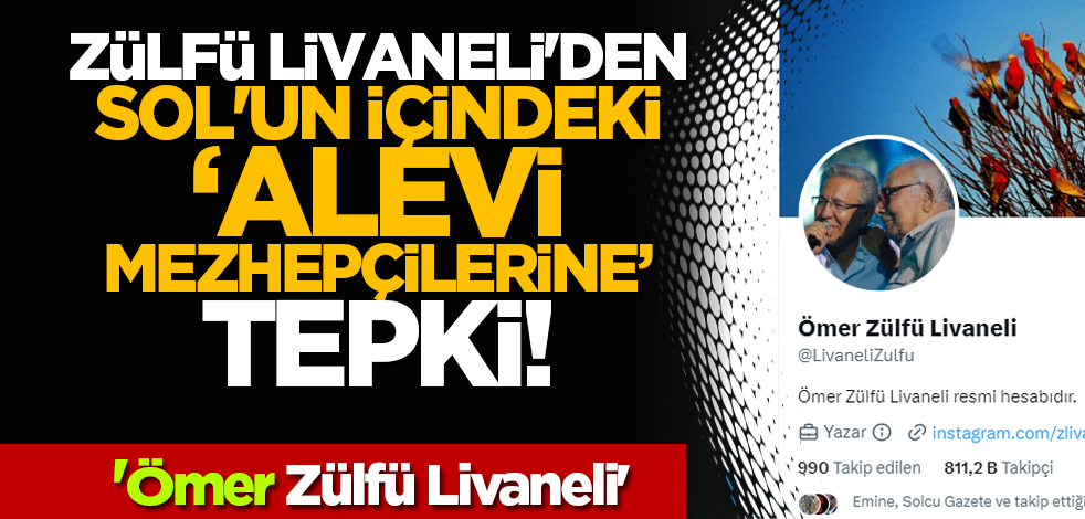Zülfü Livaneli'den Sol'un içindeki Alevi mezhepçilerine tepki! 'Ömer Zülfü Livaneli'