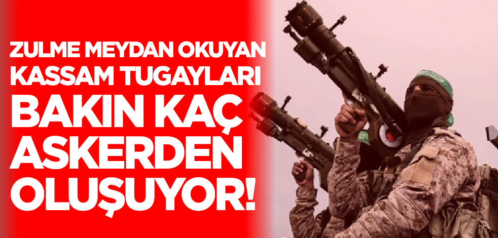 Zulme meydan okuyan Kassam Tugayları bakın kaç askerden oluşuyor!