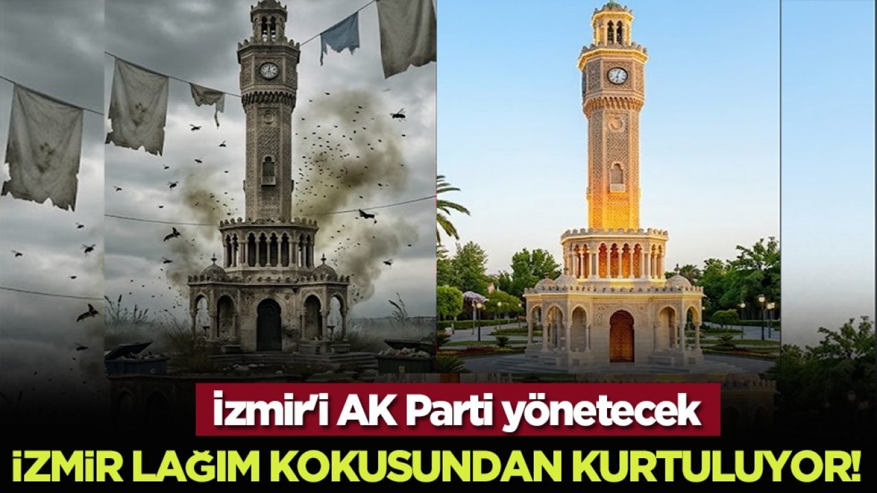 İzmir lağım kokusundan kurtuluyor! İzmir'i AK Parti yönetecek
