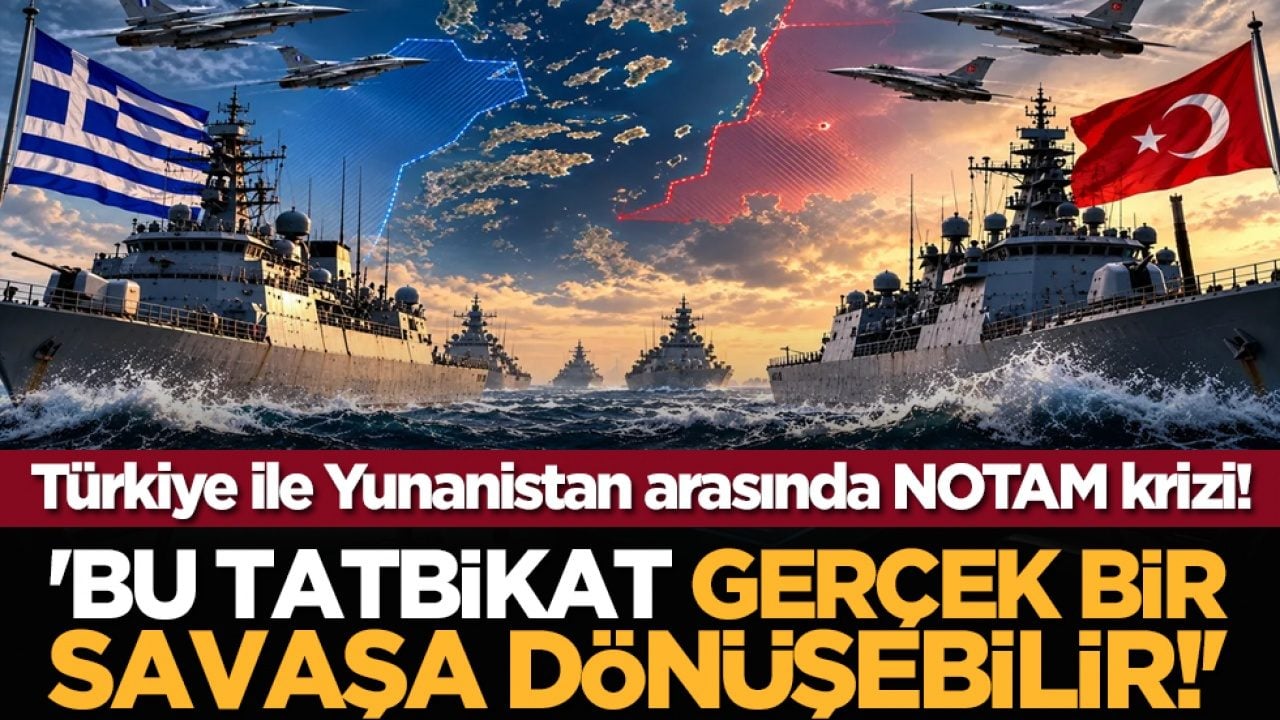 Türkiye ile Yunanistan arasında NOTAM krizi! 'Bu tatbikat gerçek bir savaşa dönüşebilir!'
