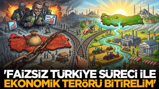 'Faizsiz T&uuml;rkiye s&uuml;reci ile ekonomik ter&ouml;r&uuml; bitirelim'