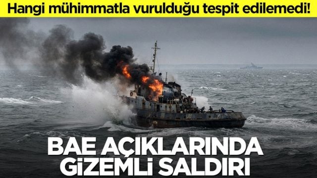 Hangi m&uuml;himmatla vurulduğu tespit edilemedi! BAE a&ccedil;ıklarında gizemli saldırı