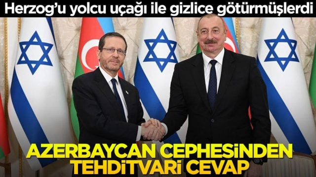 Herzog&rsquo;u yolcu u&ccedil;ağı ile gizlice g&ouml;t&uuml;rm&uuml;şlerdi! Azerbaycan cephesinden tehditvari cevap