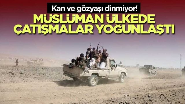 Kan ve g&ouml;zyaşı dinmiyor! M&uuml;sl&uuml;man &uuml;lkede &ccedil;atışmalar yoğunlaştı