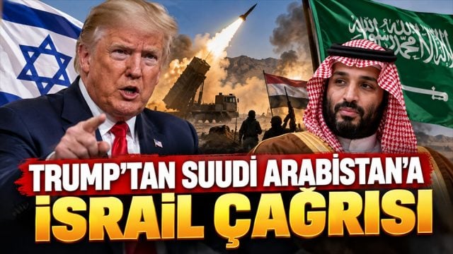Trump&rsquo;tan Suudi Arabistan&rsquo;a dikkat &ccedil;eken İsrail &ccedil;ağrısı: Kabul etmeleri gerektiğini d&uuml;ş&uuml;n&uuml;yorum