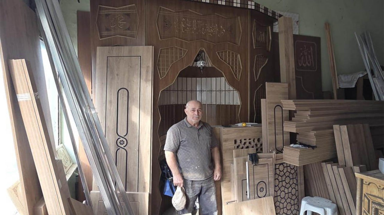 50 yılda 63 camiye mihrap ve minber yaptı