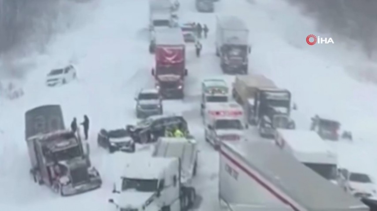 ABD'de 100 araçlık zincirleme kaza