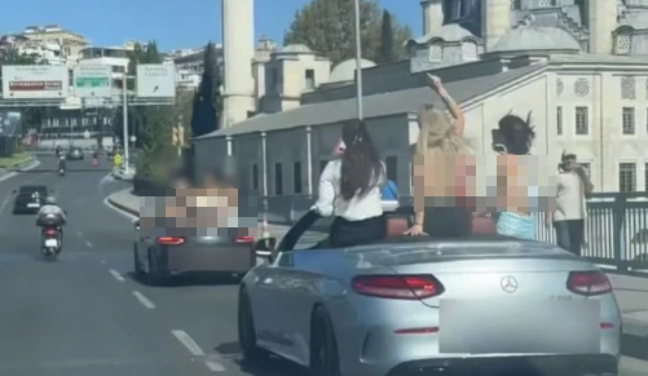 Açık araçta twerk rezaleti! 8 ahlaksız gözaltına alındı