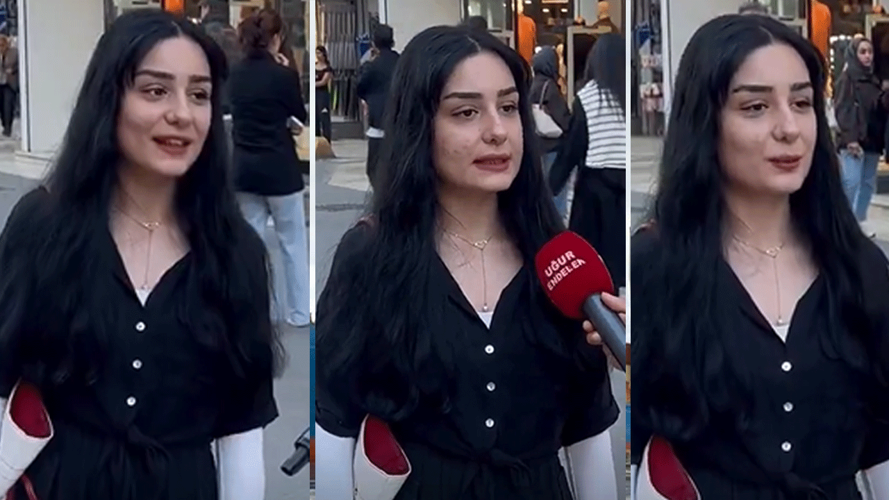 Açık genç kadının laiklik ve şeriat sözleri, azgınlarla kemalistleri kudurttu! Hakarete koştular