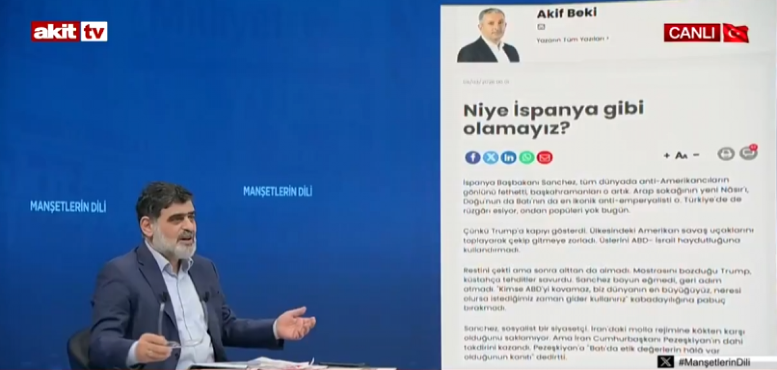 Akif Beki’ye örneklerle cevap Sen kim Erdoğan’a dik durma dersi vermek kim